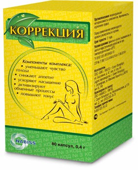 КОРРЕКЦИЯ КАПС. 0,4Г №80 (БАД) - Бутурлиновка